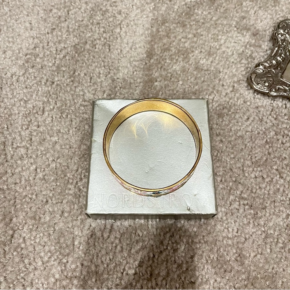 Colorful Floral Bangle Bracelet - Picture 3 of 3